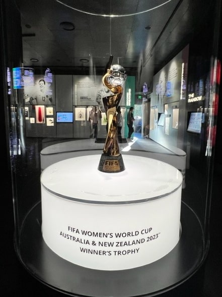 The trophy showcase and the FIFA Women's World Cup Trophy will move to its permanent home in Zurich, Switzerland.