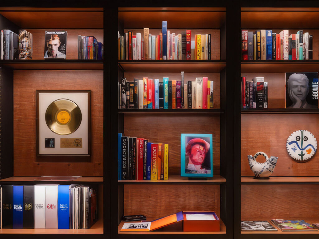 The Lounge Wall Unit Display Cases: Integrated Library Vitrines