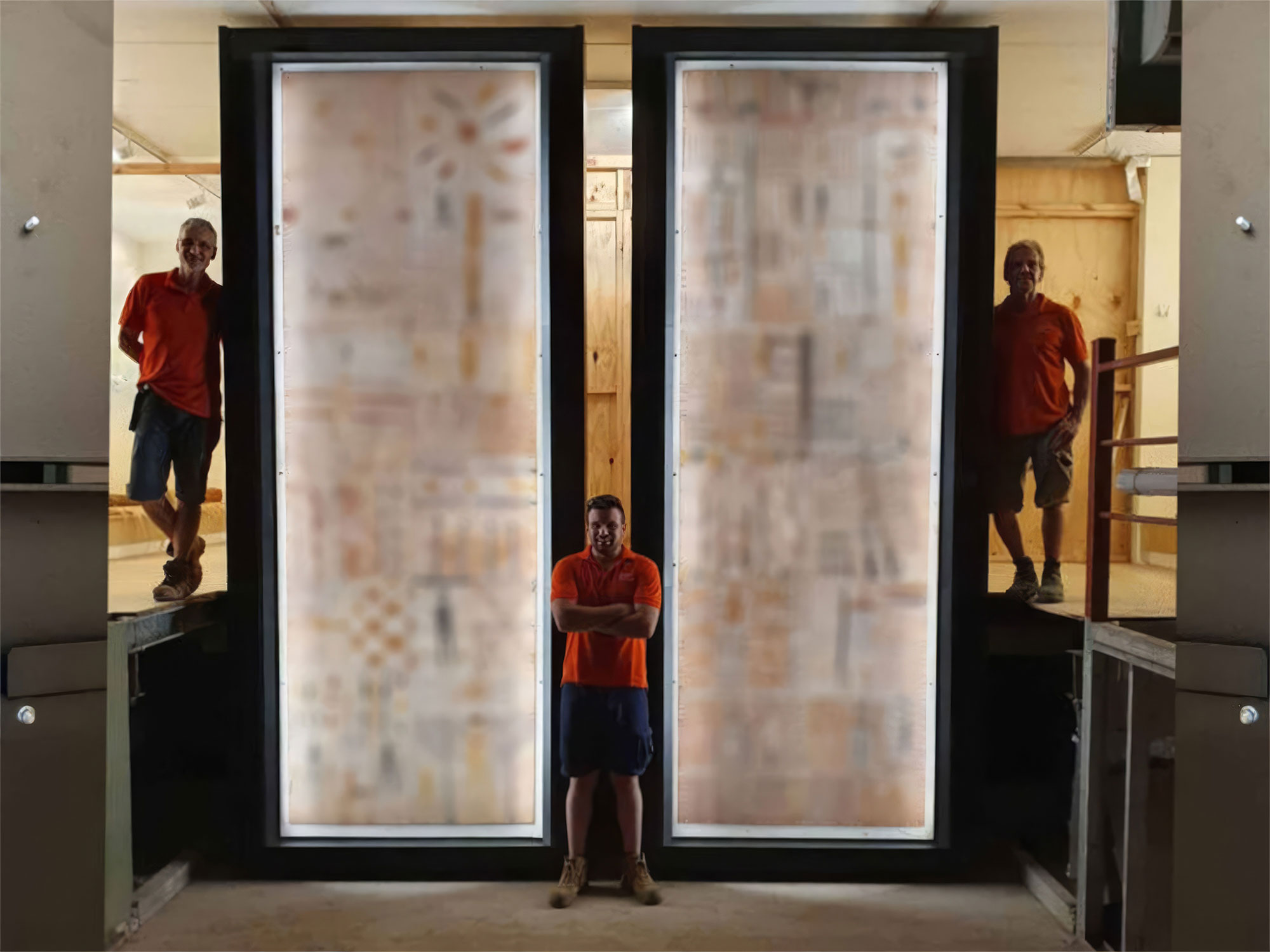 Oversized Environmental Showcase Engineering | The Yirrkala Church Panels