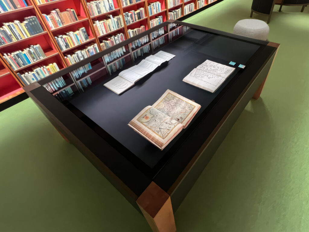 Spatial Harmony and Invisible Conservation​ - Free Standing Map Case